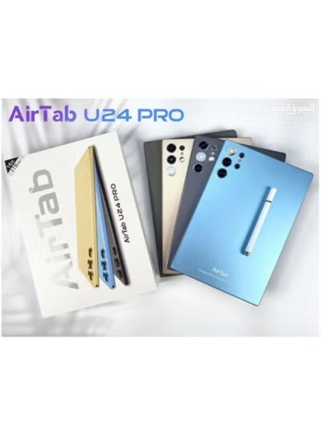 AIR TAB تابلت ذكي U24 برو بحجم 10.1 بوصة FHD | 16 جيجابايت RAM + 1 تيرابايت تخزين | تابلت أندرويد مع لوحة مفاتيح عربية | تصميم متعدد الألوان | عمر بطارية طويل للدراسة، العمل المكتبي والترفيه - Image 2